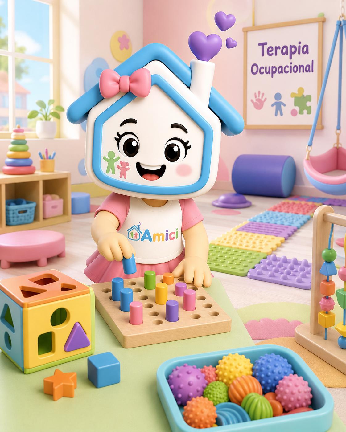 Mascote Terapia Ocupacional