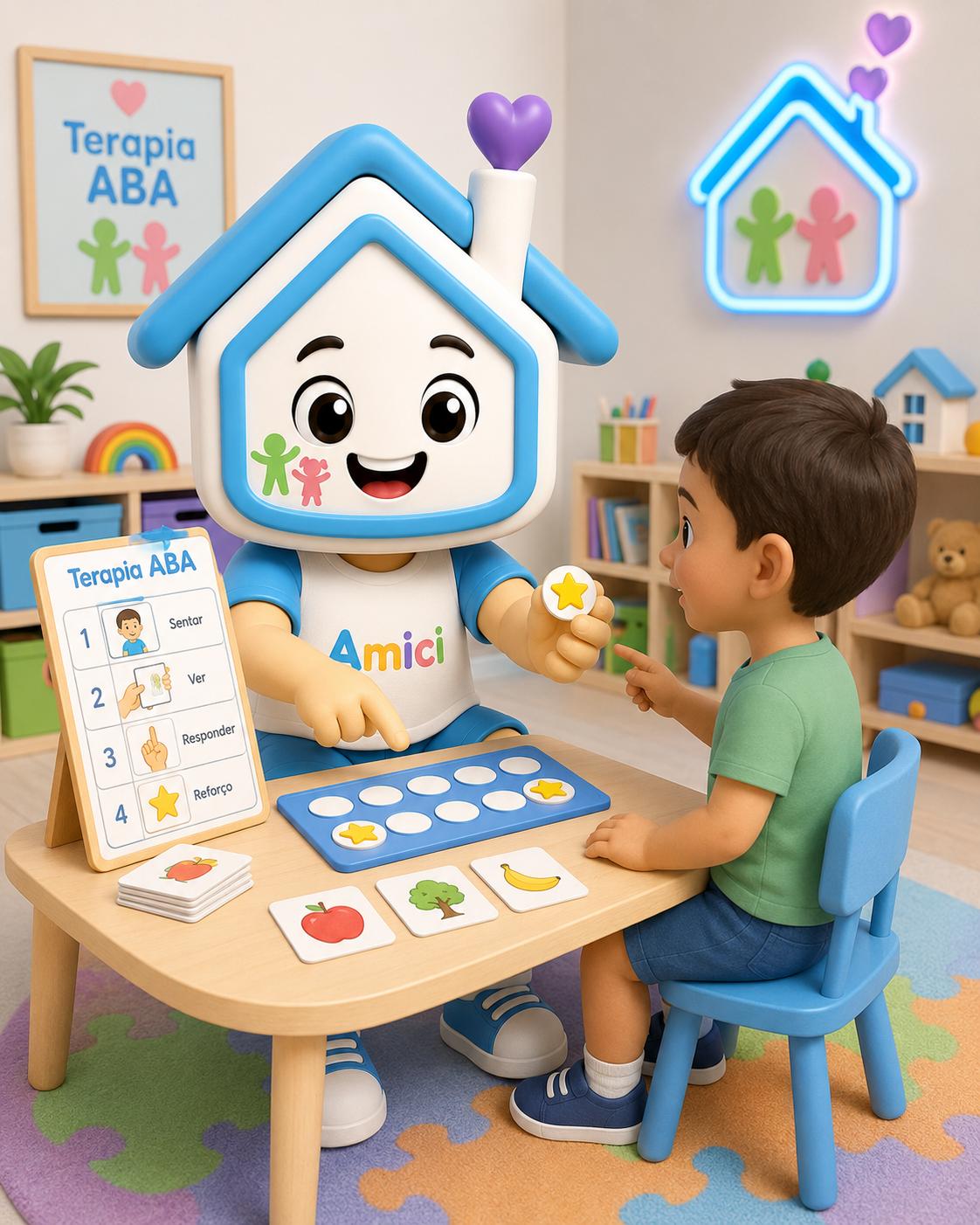 Mascote Terapia ABA